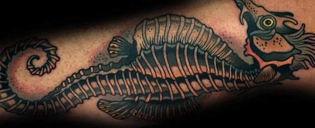 50 Adorably Cute Seahorse Tattoos  TattooBlend