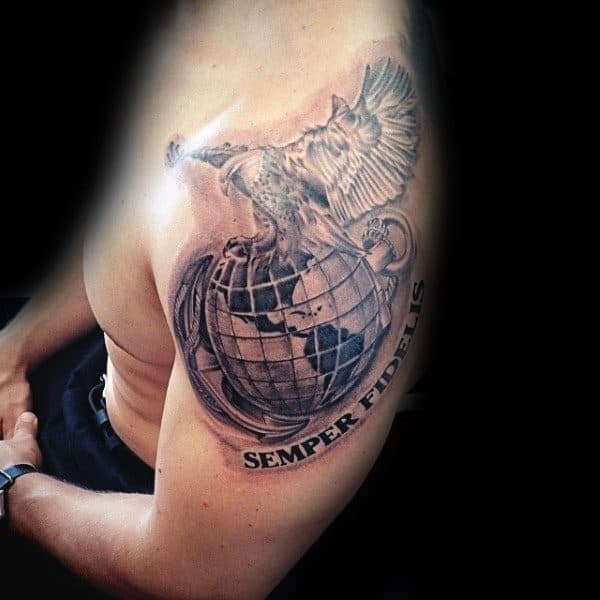 Red Five tattoo  Eagle globe and anchor  Facebook
