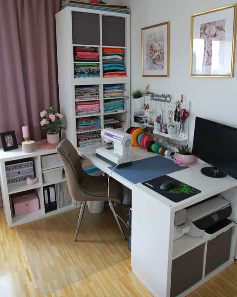 60 Creative and Innovative Sewing Room Ideas