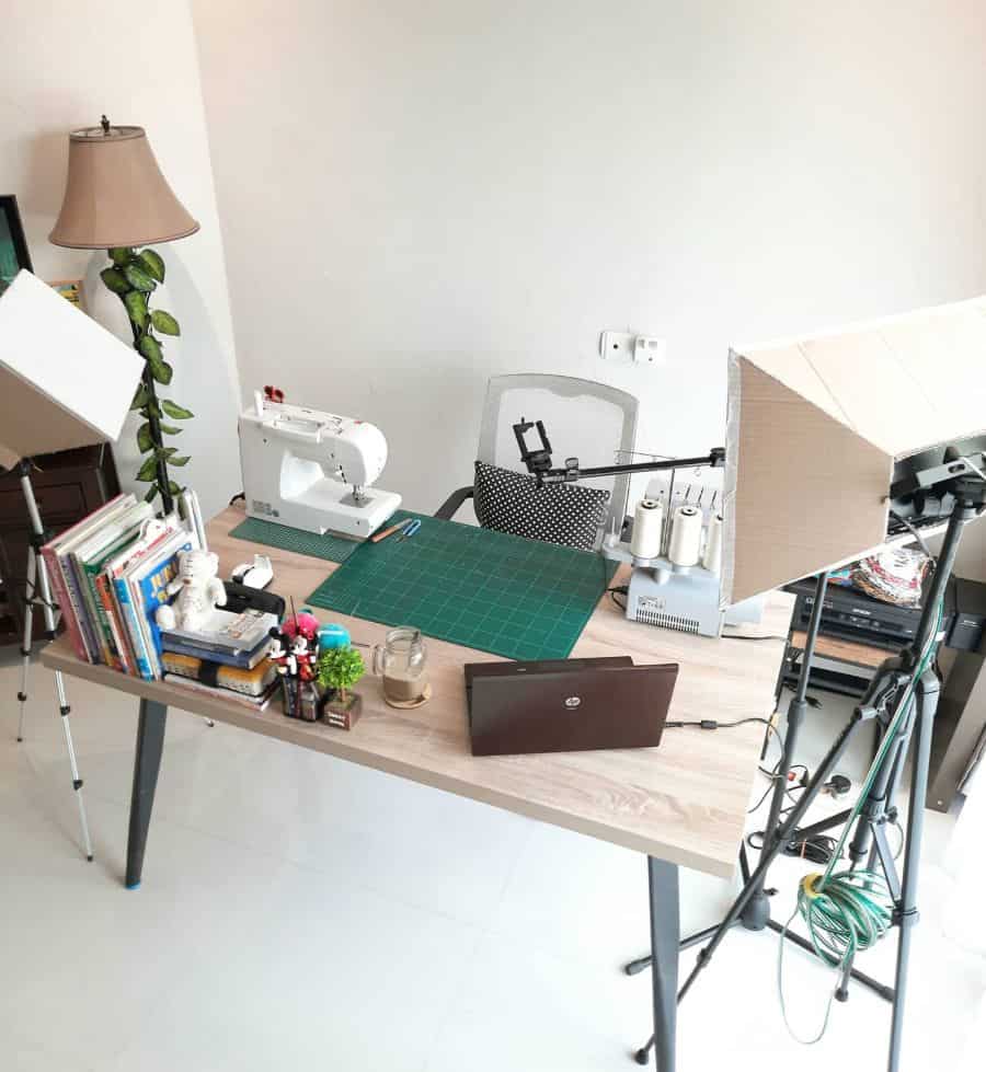 Sewing Room Desk Idea