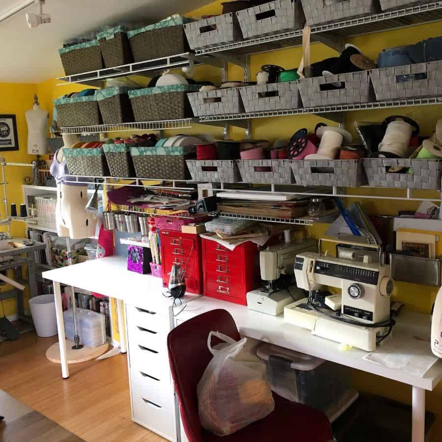 Sewing Room Storage Ideas