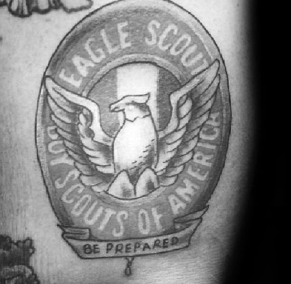 30 Eagle Scout Tattoo Designs For Men  Boy Scouts Of America