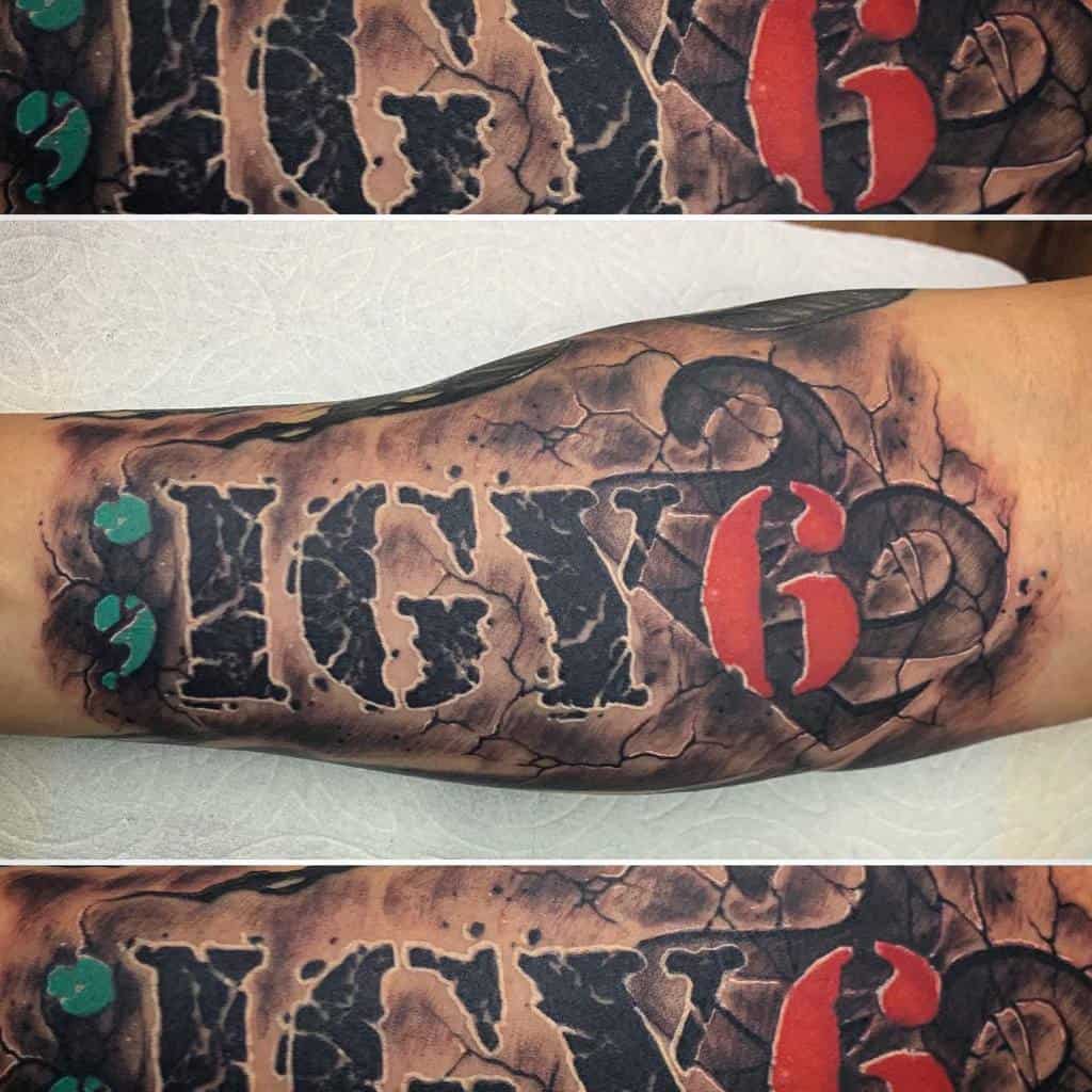 Arcana Ink  Todays memorial tattoo in memory of my clients brother The  meaning of this tattoo is semicolon is a symbol of suicide prevention and  a new beginning IGY6 stands for