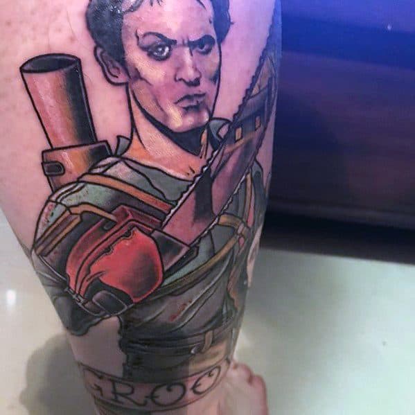 Sharp Evil Dead Male Tattoo Ideas