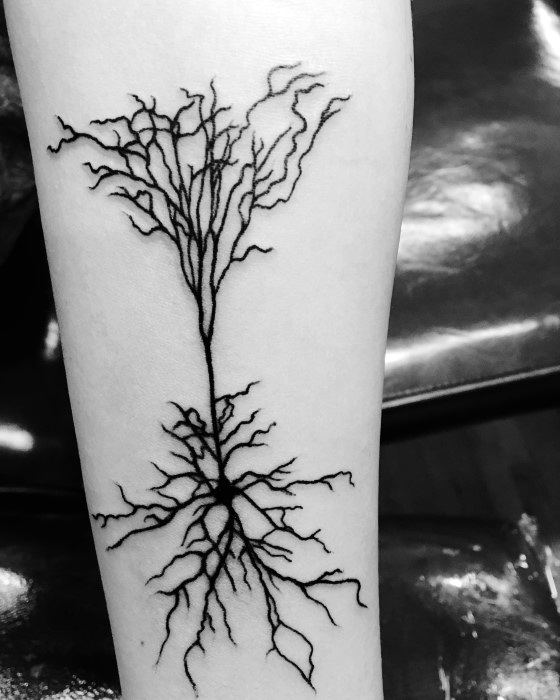 Sharp Neuron Male Tattoo Ideas