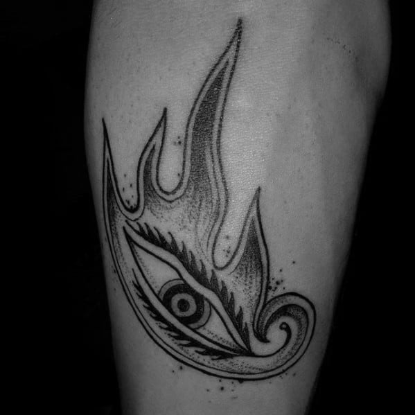 Fire Flame Tribal Tattoo Art