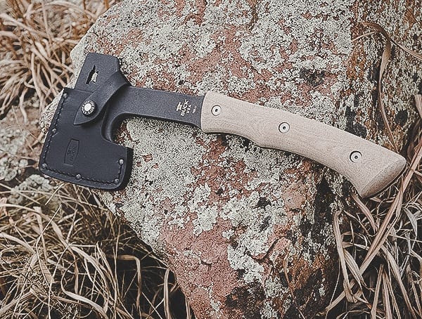 Sheathed Buck Knives Review Compadre Camp Axe