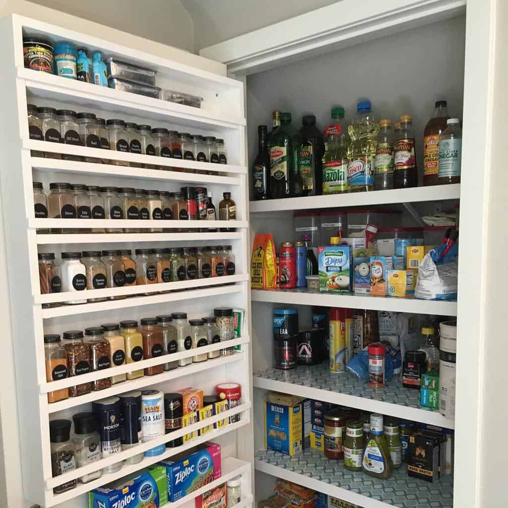 open shelves pantry organization ideas 