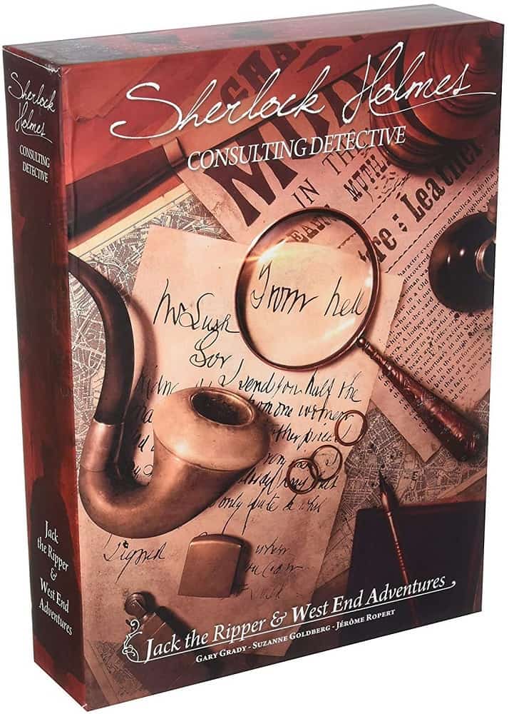 sherlock holmes consulting detective jack the ripper & west end adventures strategy board game