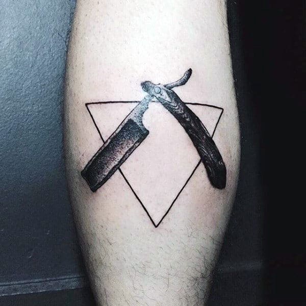 razor blade tattoo