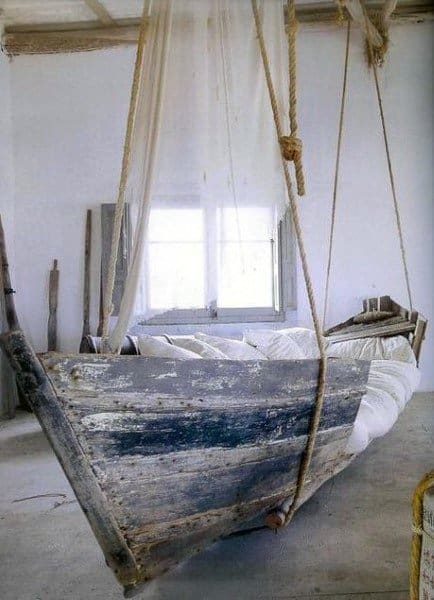 hanging boat daybed 