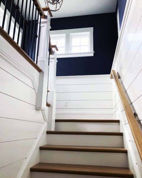 Shiplap Staircase Wall Ideas