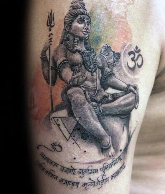 shiva mens tattoo designs