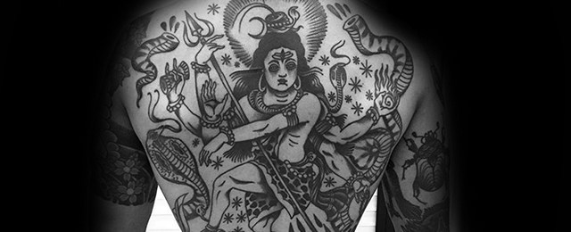 Trishul tattoo on triceps  Hamsa Hastha Tattoo Studio  Jhaiho