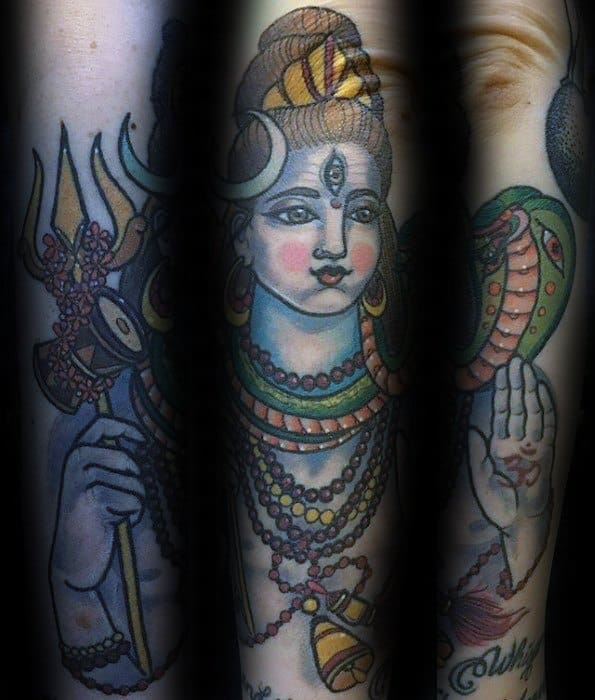Tattoo uploaded by Kiran's tattoo mehsana • Trishul Tattoo | Mahadev Tattoo  | Trishul With Band Tattoo | Shiva Band Tattoo | Band Tattoo • Tattoodo