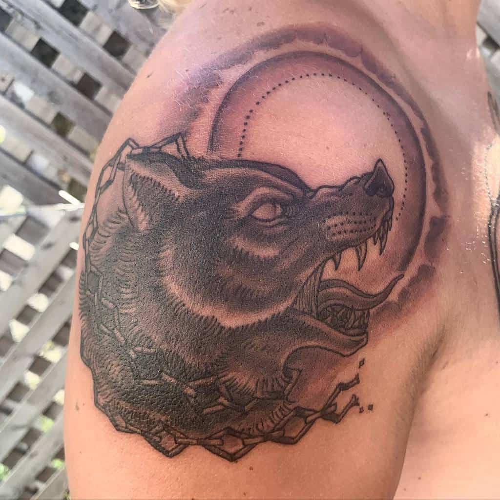 shoulder Norse Wolf Tattoos willisjosh