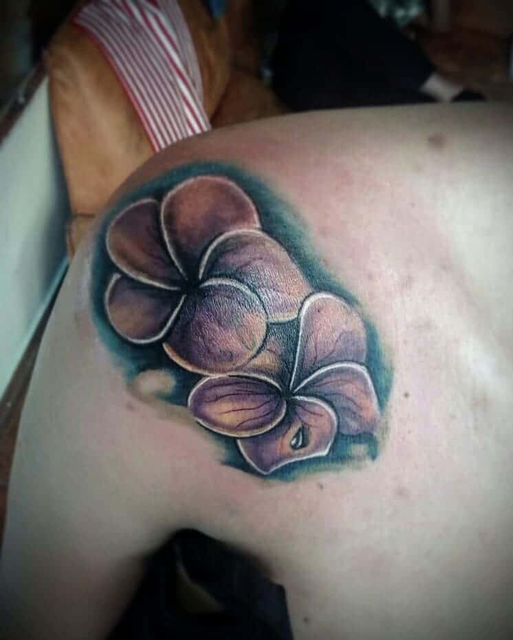 Wildfire Tattoos - Canal Walk and Long Street - The Plumeria/Frangipani is  given as a gift for someone who has endured many challenges because this  plant must be heated over 500 degrees