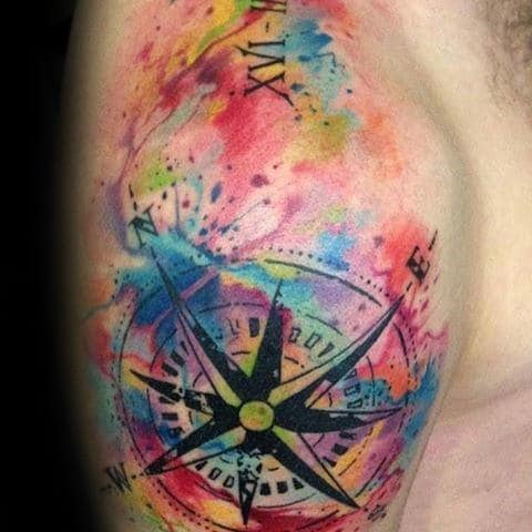 Compass Tattoo Designs: Find Your Direction (54 Ideas) | Inkbox™