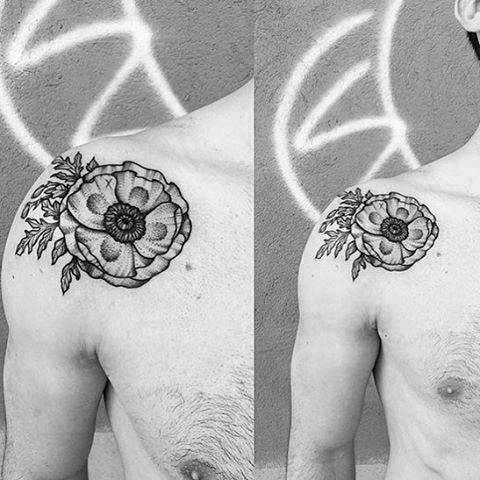 70+ Flower Tattoo on Shoulder Ideas (And The Meanings Behind Them) - Saved  Tattoo