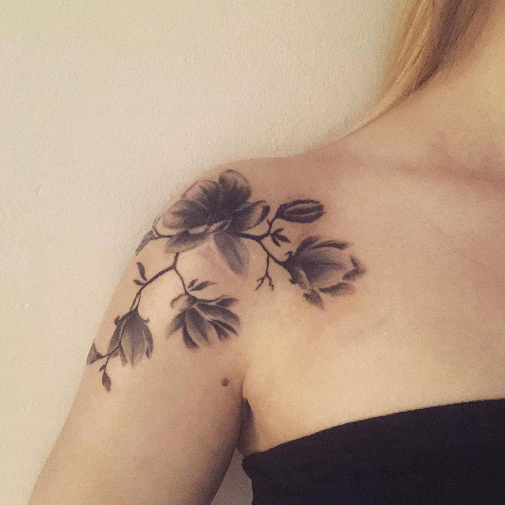shoulder magnolia tattoos ge_tattoo_design