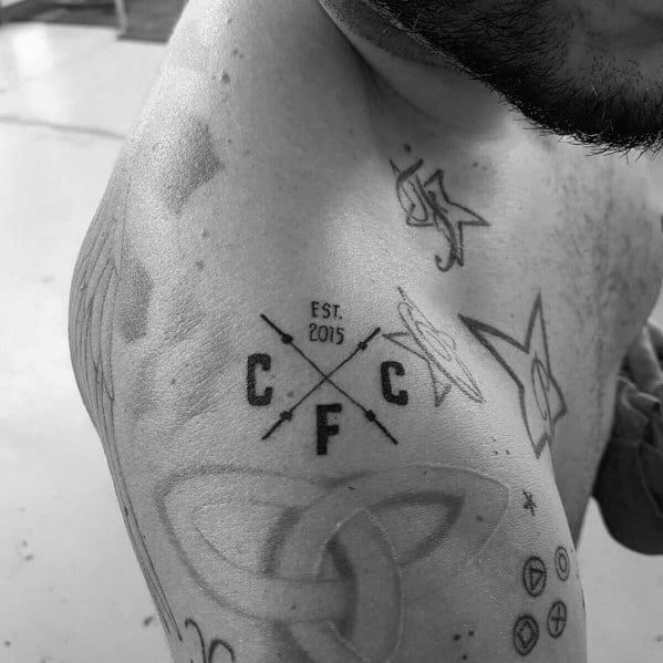 Shoulder Mens Crossfit Tattoos
