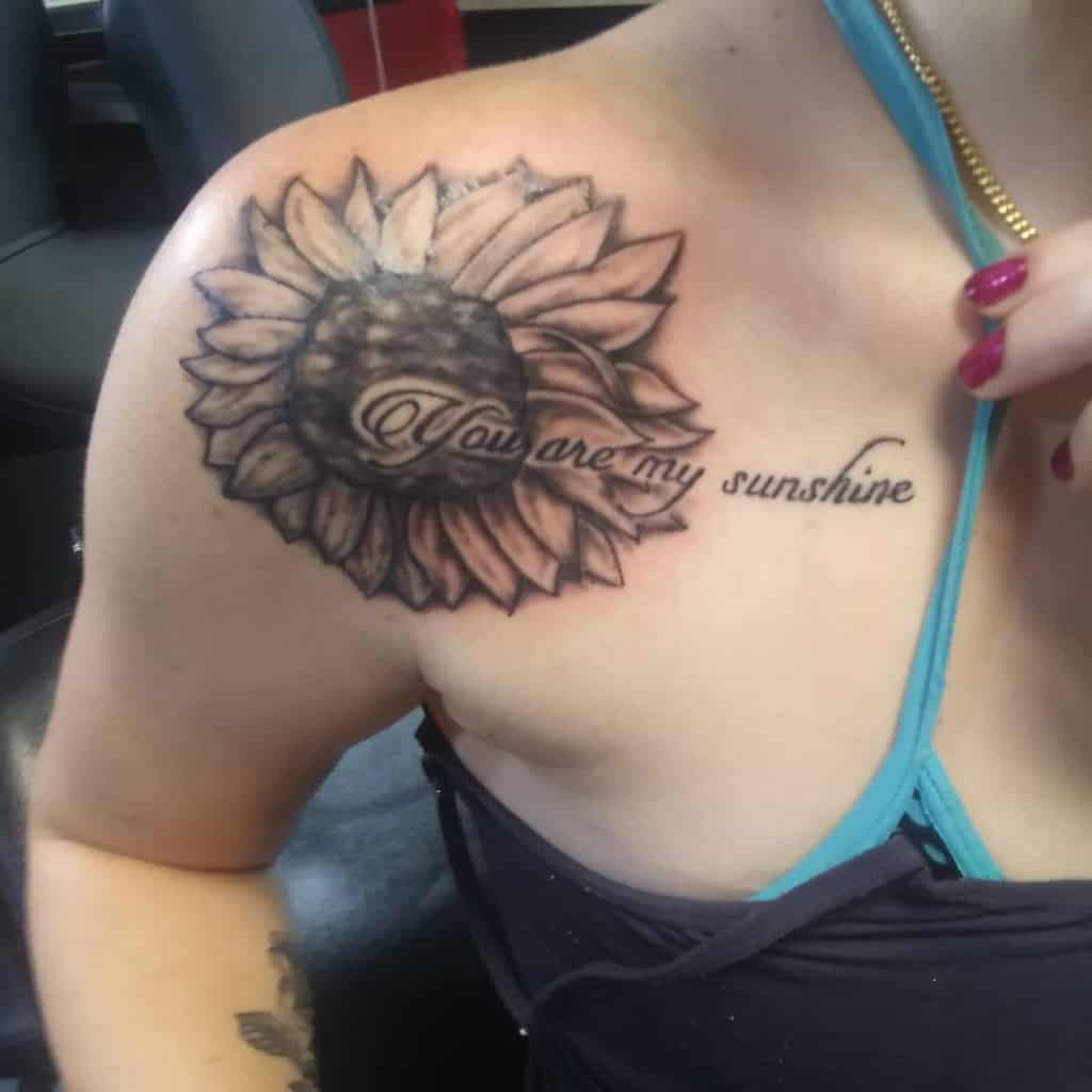 shoulder you are my sunshine tattoos inkaddicttyler