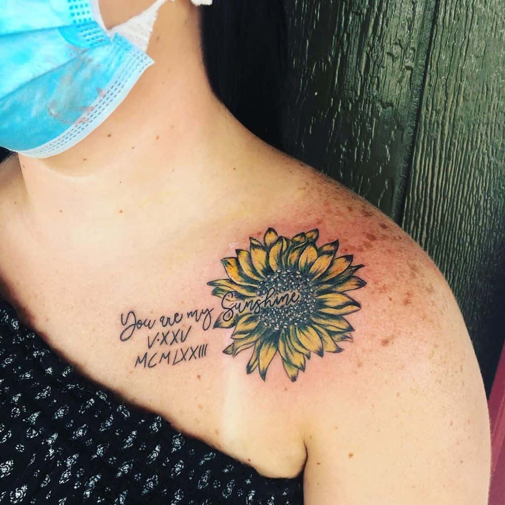 shoulder you are my sunshine tattoos insaneinksneads8507187290