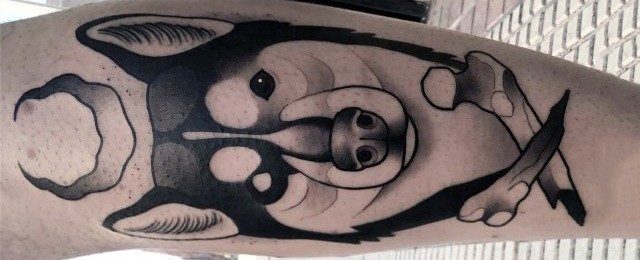 80 Siberian Husky Tattoo Designs for Men