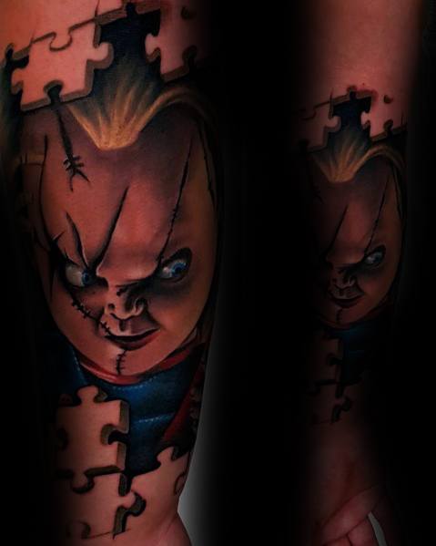 Sick Guys Chucky Themed Tattoos