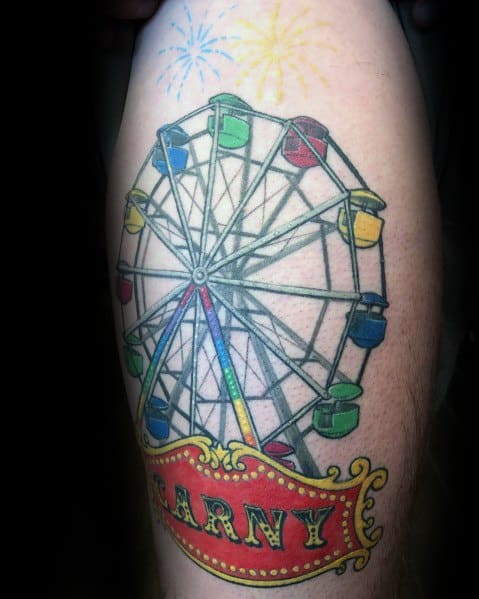 Download HD Ferris Wheel Vector  Simple Ship Wheel Tattoo Transparent PNG  Image  NicePNGcom