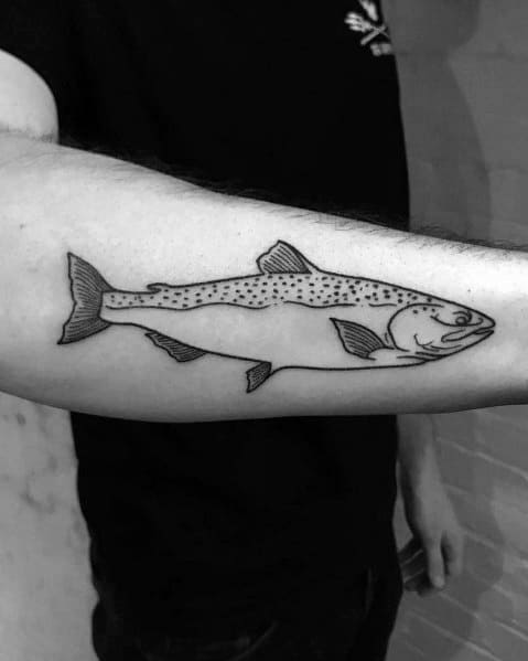 Sick Guys Salmon Themed Tattoos