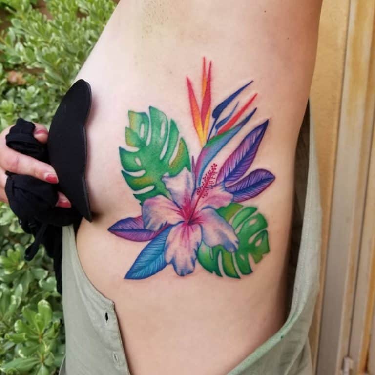 Top 61 Best Hawaiian Flower Tattoo Ideas - [2021 Inspiration Guide]