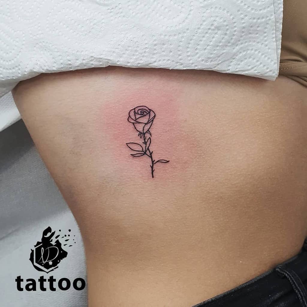 side tiny rose tattoos nikoladosentattoo