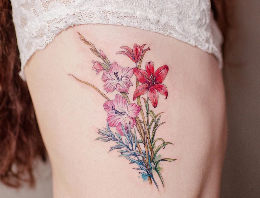50 Wildflower Tattoo Ideas