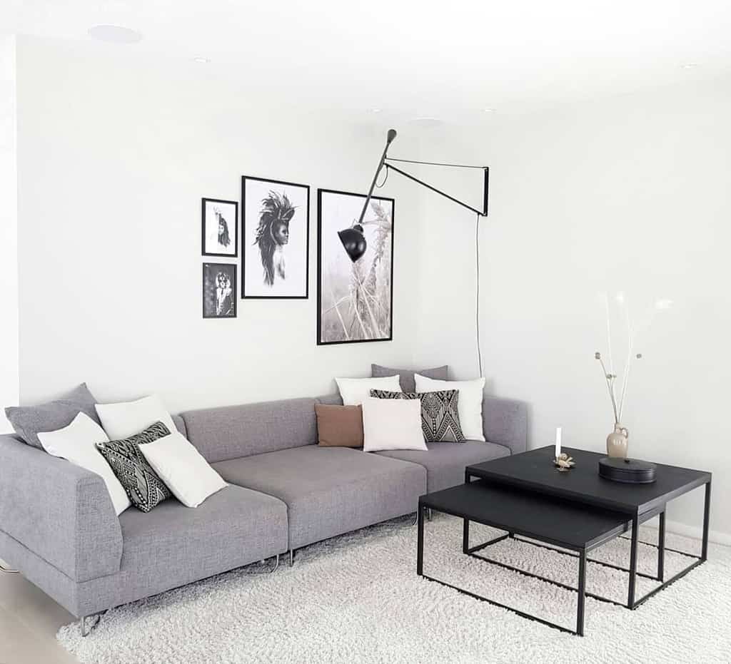 minimalist white living room ideas siljecathmoran