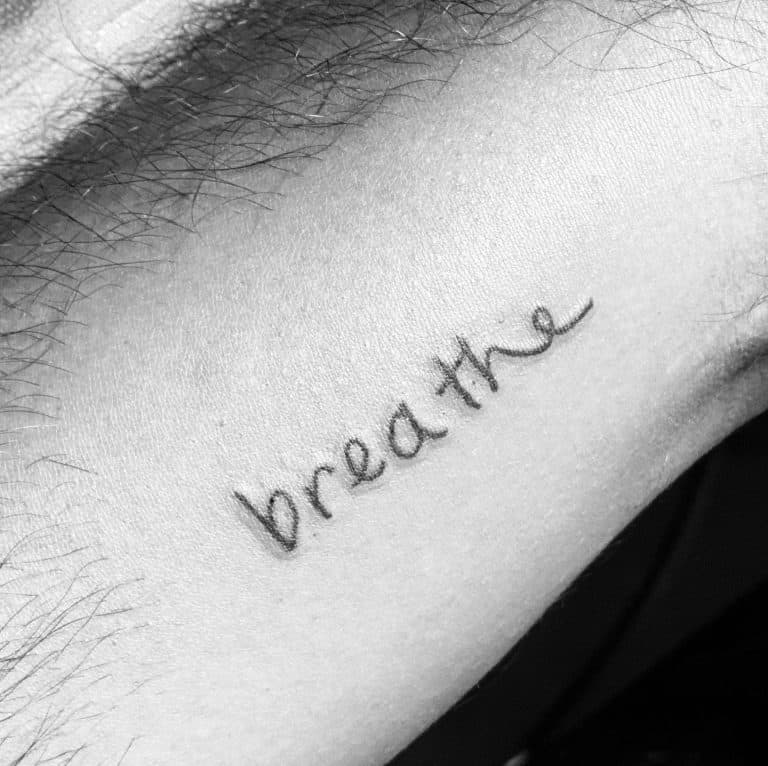 Inspiring Breathe Tattoo Ideas for Inner Peace