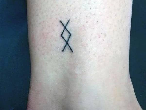 Simple X Tattoos For Men