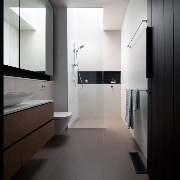 Simple Clean Modern Shower Design