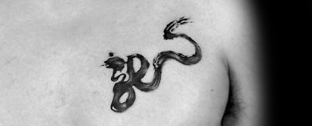 60 Simple Dragon Tattoos For Men – Fire-Breathing Ink Ideas
