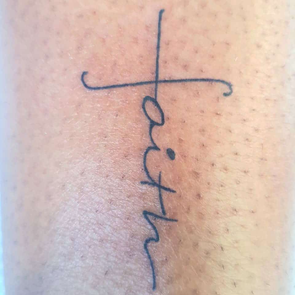 simple faith cross tattoo deep_south_ink