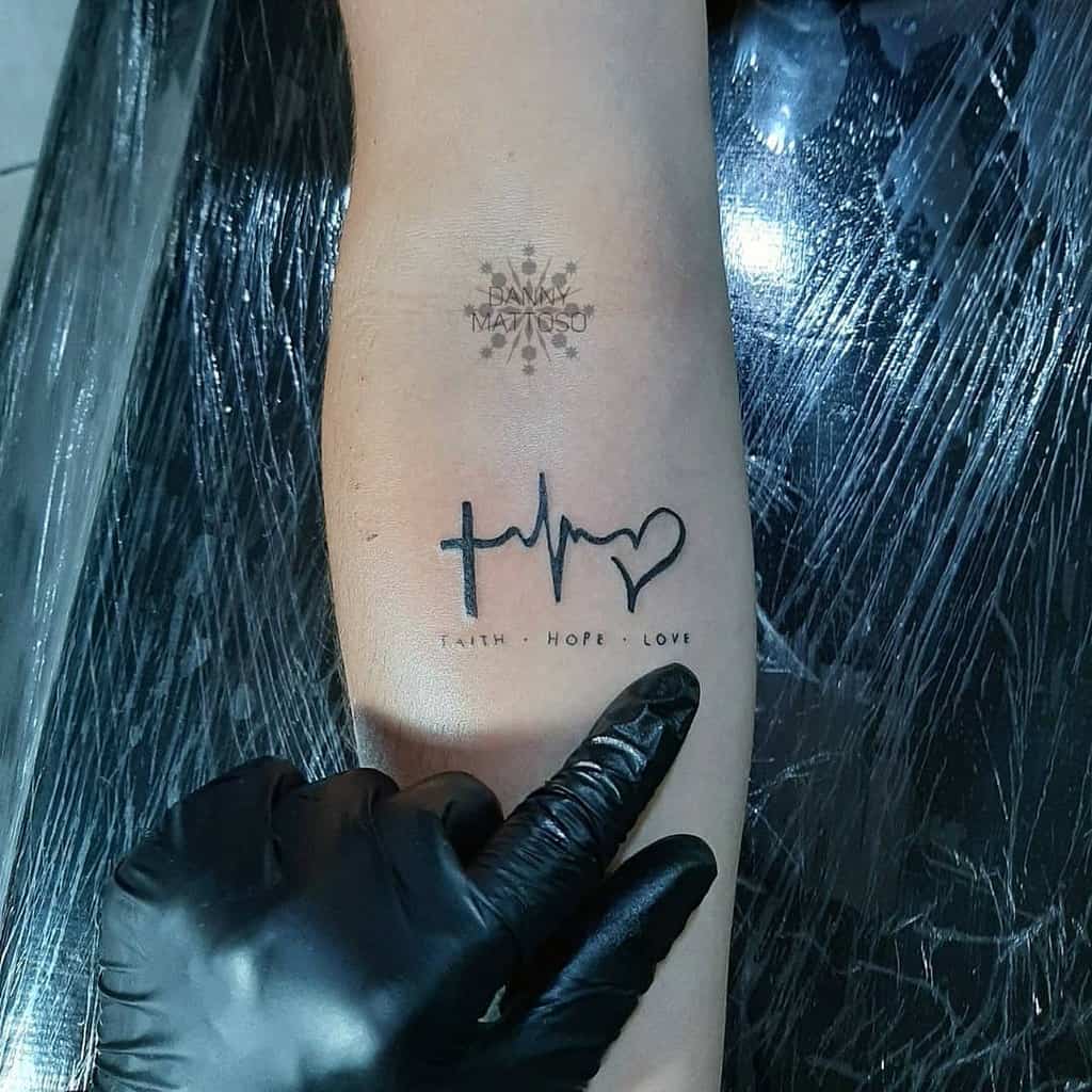 simple faith hope love tattoos dannymattoso