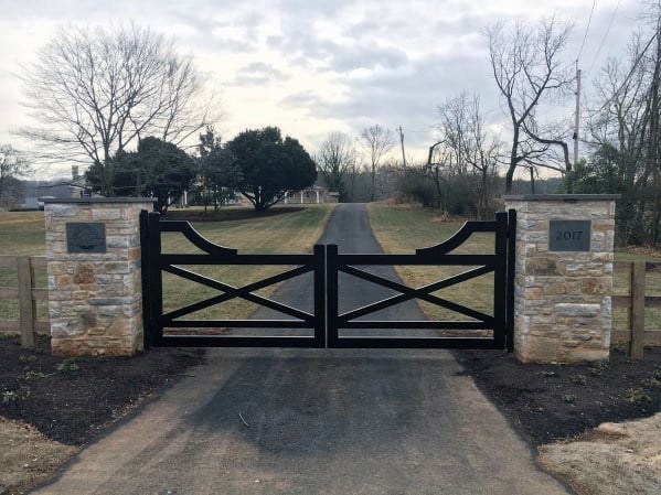Simple Ideas For Driveway Gates