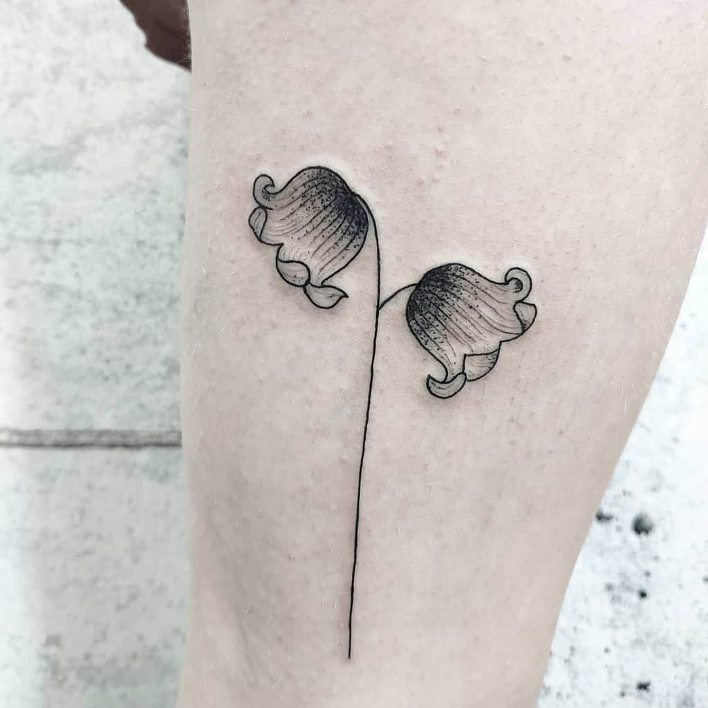 30 Beautiful Lily Of The Valley Tattoo Designs And Ideas  Tat Hit