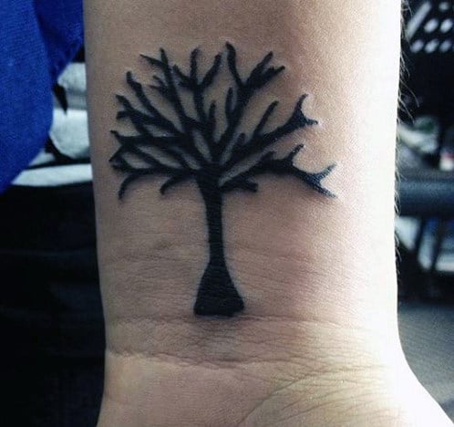 Tree Simple Small Meaningful Tattoos For Men