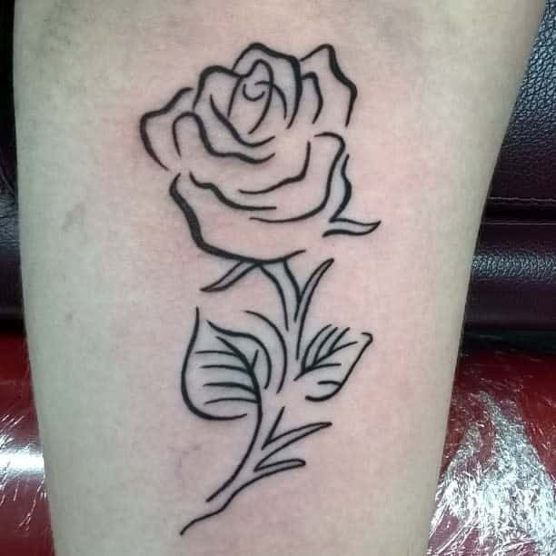simple tribal rose tattoos ashtontatts