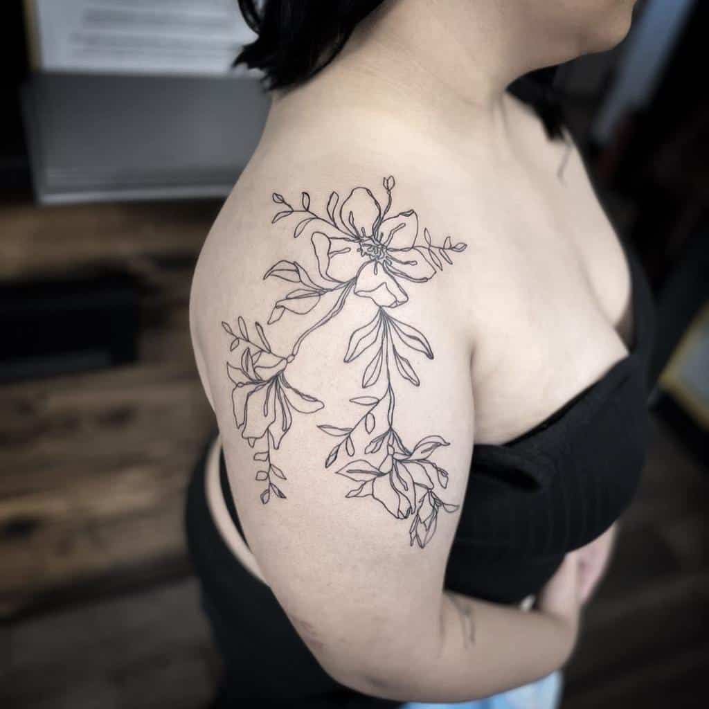 simple upper arm tattoos for women tattoosbyeden