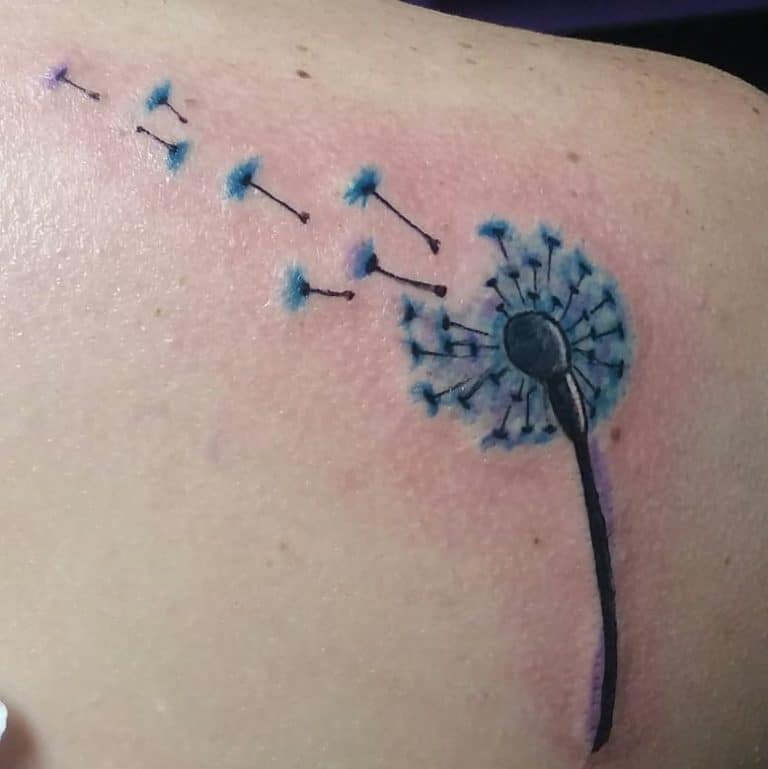 103 Impressive Dandelion Tattoos