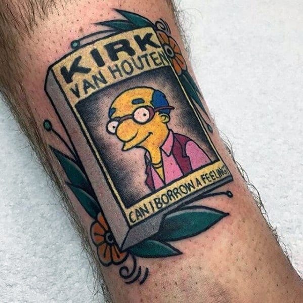 Simpsons Tattoo Designs For Gentlemen
