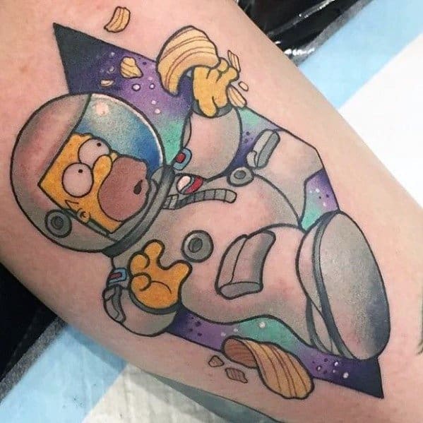 Simpsons Tattoo For Guys