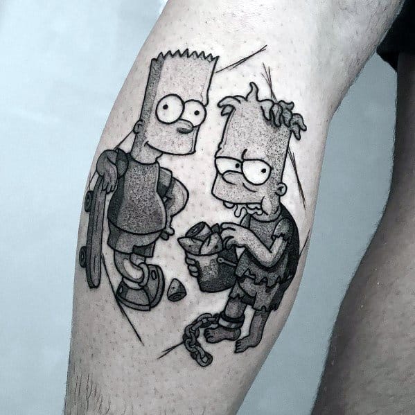 Simpsons Tattoo For Males
